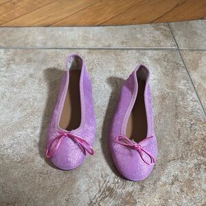 Glittery Pink Dress Shoes for Kids